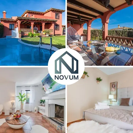 Classic 5 Bdrm Andalucian Villa W Pool & Sea View Marbella Exterior photo